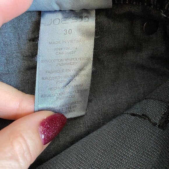 JOES Jeans BNWT Corduroy Pants 30 Black Straight - Picture 13 of 15